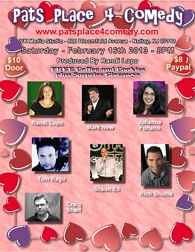 Pats Place 4 Comedy our February 2013 Show