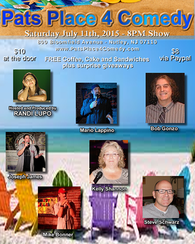 Pats Place Comedy Show July 11, 2015
